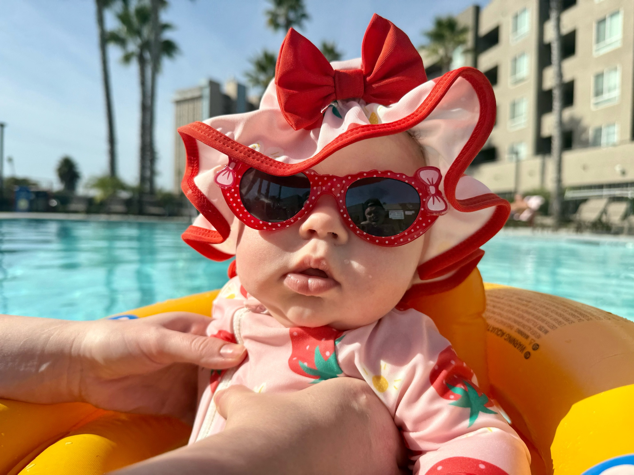The CUTEST swimsuit for a baby girl! It has little strawberries all over it!! Unfortunately I don’t have the link for the sunglasses because we bought those at a small shop in California, but I linked similar ones!! ❤️

#LTKSwim #LTKBaby #LTKTravel