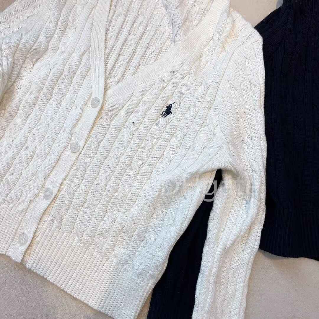 Ralph Lau-ren Dupe Knitted Shirts for Women Fashion Designer Short Long Sleeve Outerwear Clothes ... | DHGate