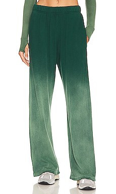 Michael Lauren Theoden Wide Leg Pant in Vintage Emerald from Revolve.com | Revolve Clothing (Global)