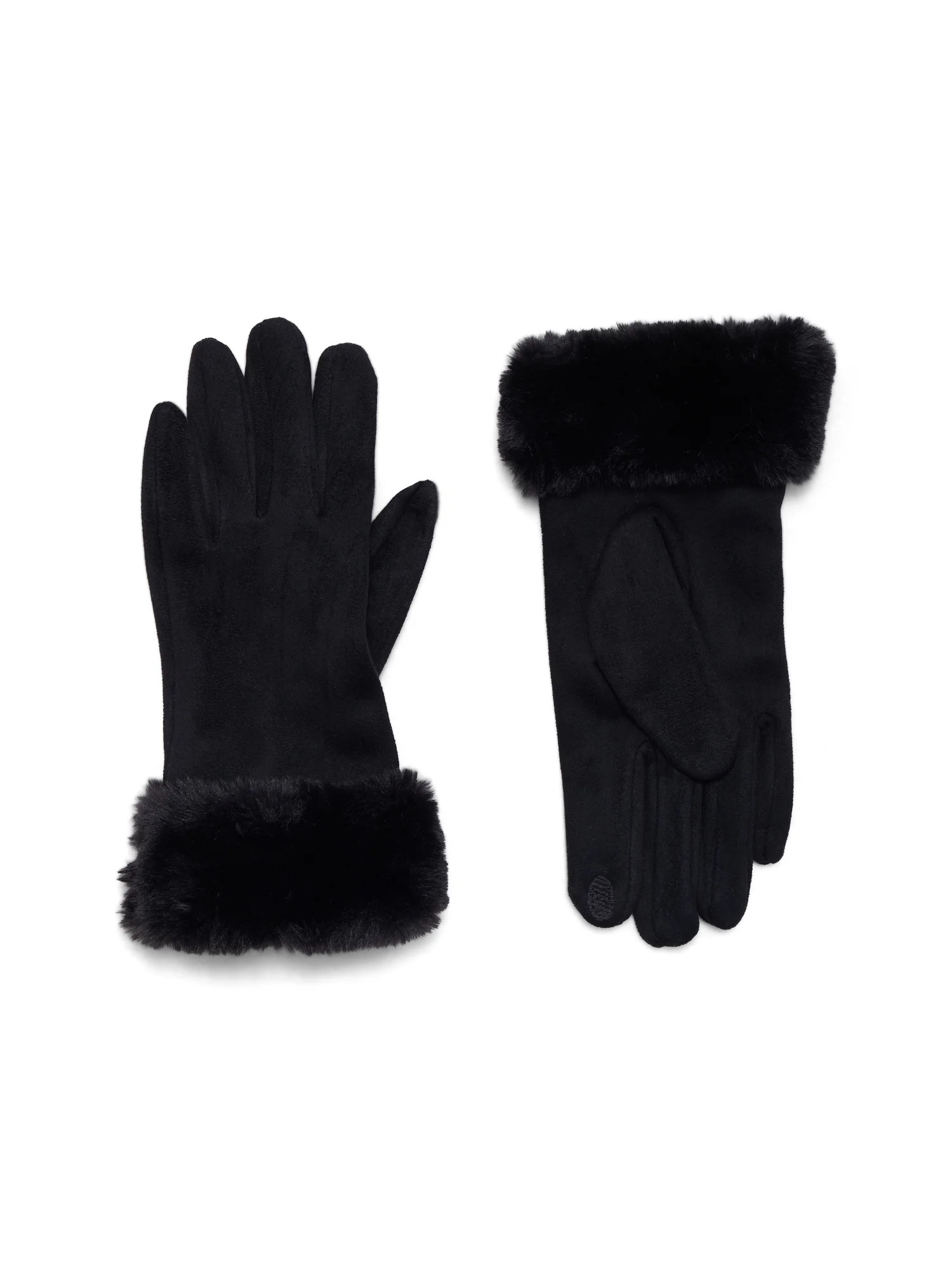 Time and Tru Faux Suede Gloves | Walmart (US)