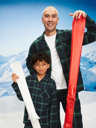 Plaid Flannel Pajama Set for Men | Old Navy (US)