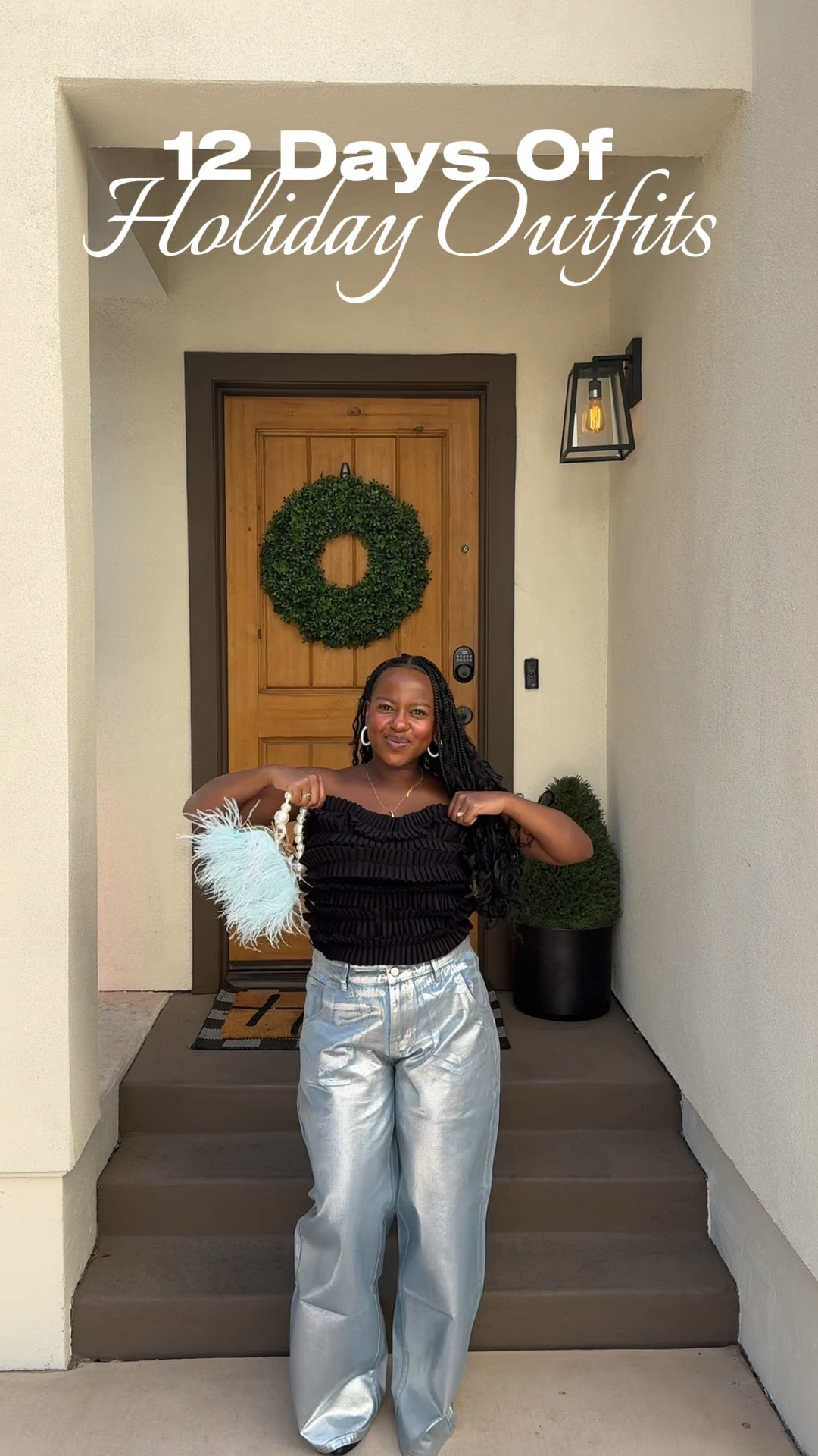 12 Days of Holiday Outfits 🥂❄️🎄🪩 Day 9 - Some NYE outfit inspo, can’t go wrong with  Mettalic Jeans
.
.
.
.
.
#holidayfashion #fashioninspo #holidayoutfits #holidaystyle

#LTKU #LTKHoliday #LTKStyleTip