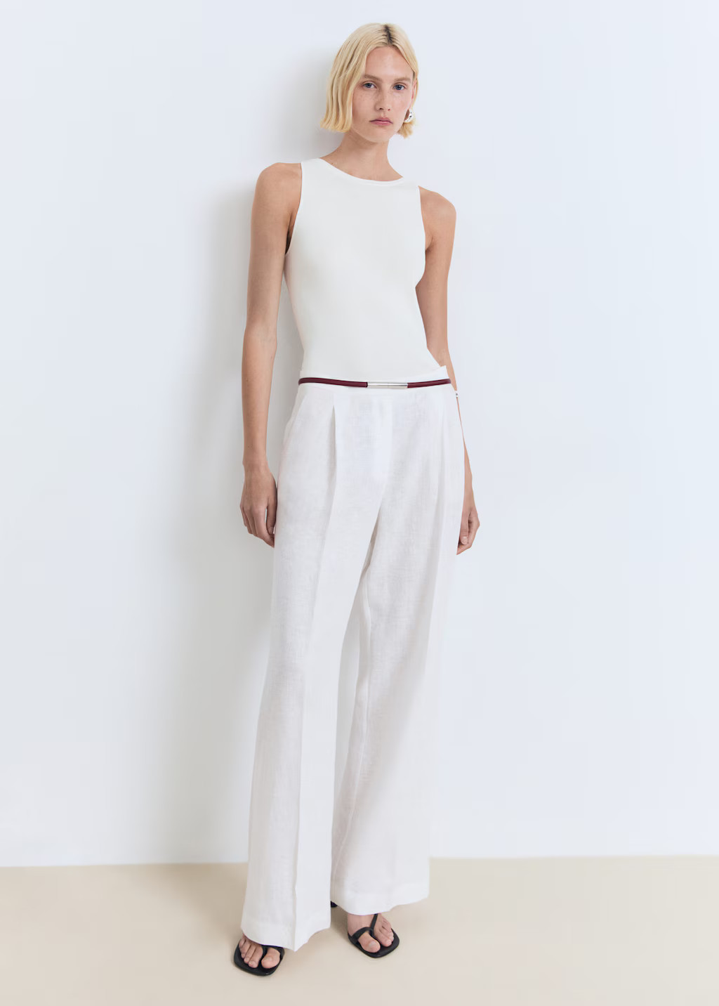 Fine-knit top off white - Woman - M - MANGO | Mango (US/MX/AU)