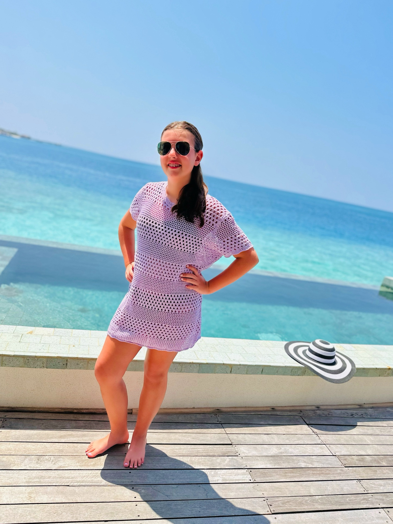 Loving this crochet coverup - she’s wearing a size small 💜☀️

#LTKfindsunder50 #LTKtravel #LTKswim