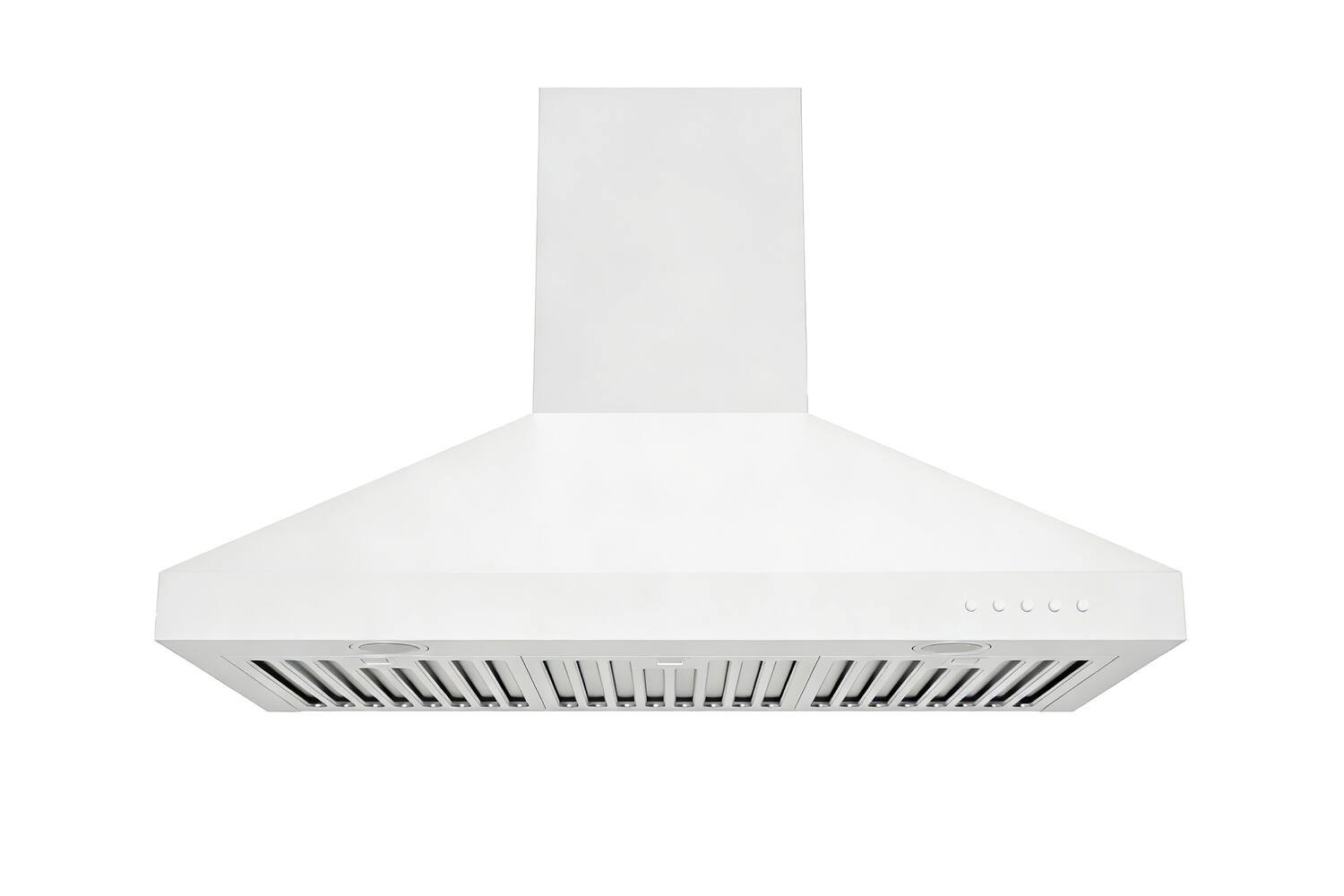 Hauslane - 36 inches - Convertible - Wall Range Hood - Matte White | Best Buy U.S.