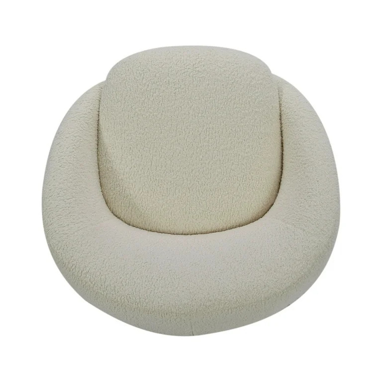 Better Homes & Gardens Mira Swivel Chair, Cream | Walmart (US)