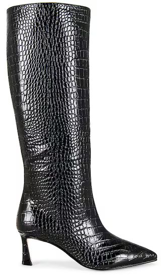 Lavan Boot in Black Croco | Revolve Clothing (Global)