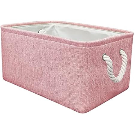 iceagle Storage Basket with Handles - Fabric Storage Baskets for Organizing | Empty Basket for Gi... | Amazon (US)