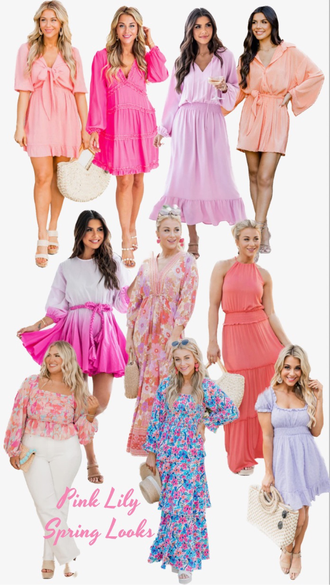 Pink Lily is one of the best boutiques to find trendy pieces at great prices. Everything linked is $50 or under! All of their pieces come in XXS-XXL, and they’re constantly releasing new items!   floral dress, tie front dress, maxi dress, midi dress, plisse dress, plus size dress, easter dress, floral dress, floral shirt, plus size easter, wedding guest dress, spring wedding, summer wedding, short dress, peasant dress, tie belt dress, cinched waist dress, revolve dupe, LTK sale, halter dress, floral maxi dress, eyelet dress, lavender dress, pink dress, blue dress, mini dress, swing dress, smocked dress, blouse, easter outfit, easter dress, spring dress, spring outfit ideas, dress under $100, dress under $50, wedding guest dress under $50, resort wear, beach vacation, shirt dress, plisse shirt dress, ombre dress, rope belt dress

#LTKwedding #LTKunder50 #LTKSale