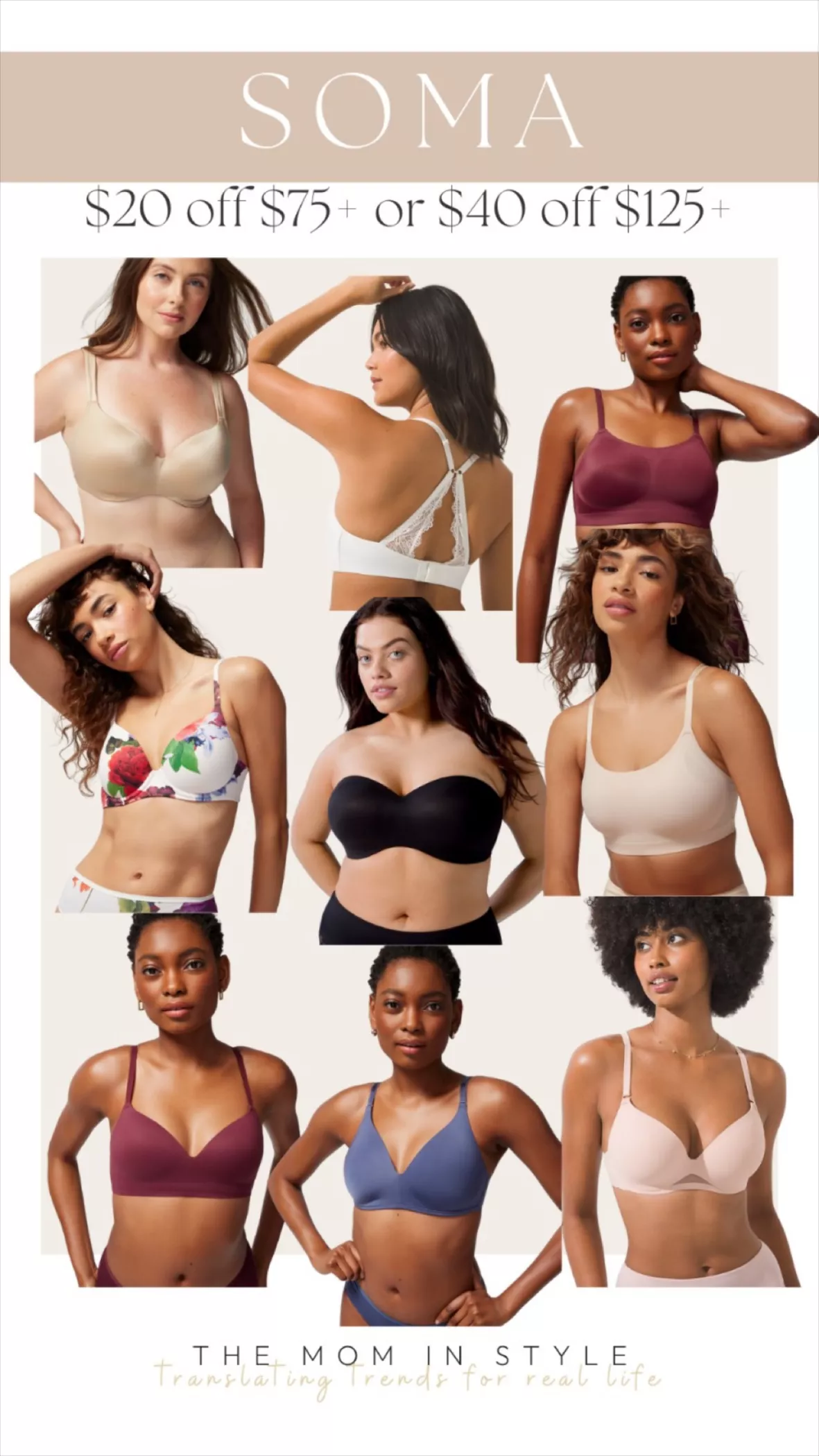 Open for incredible savings on bras, panties & more! - Woman
