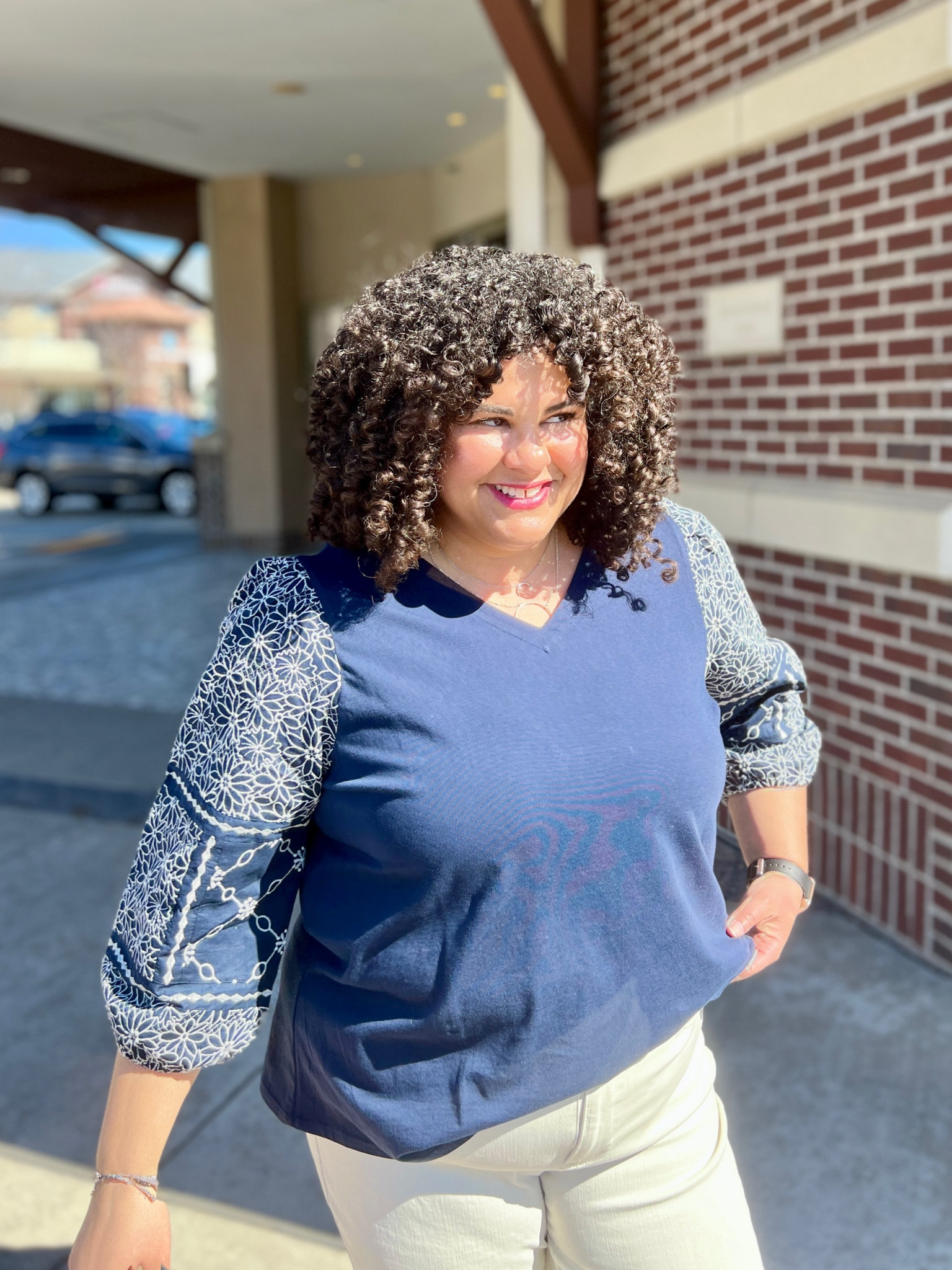 Such a cute top for spring! #sponsored #greenwaystationpartner

Embroidered balloon sleeve, relaxed fit. Comes in sizes XS-4X! 

#LTKmidsize #LTKover40 #LTKfindsunder50