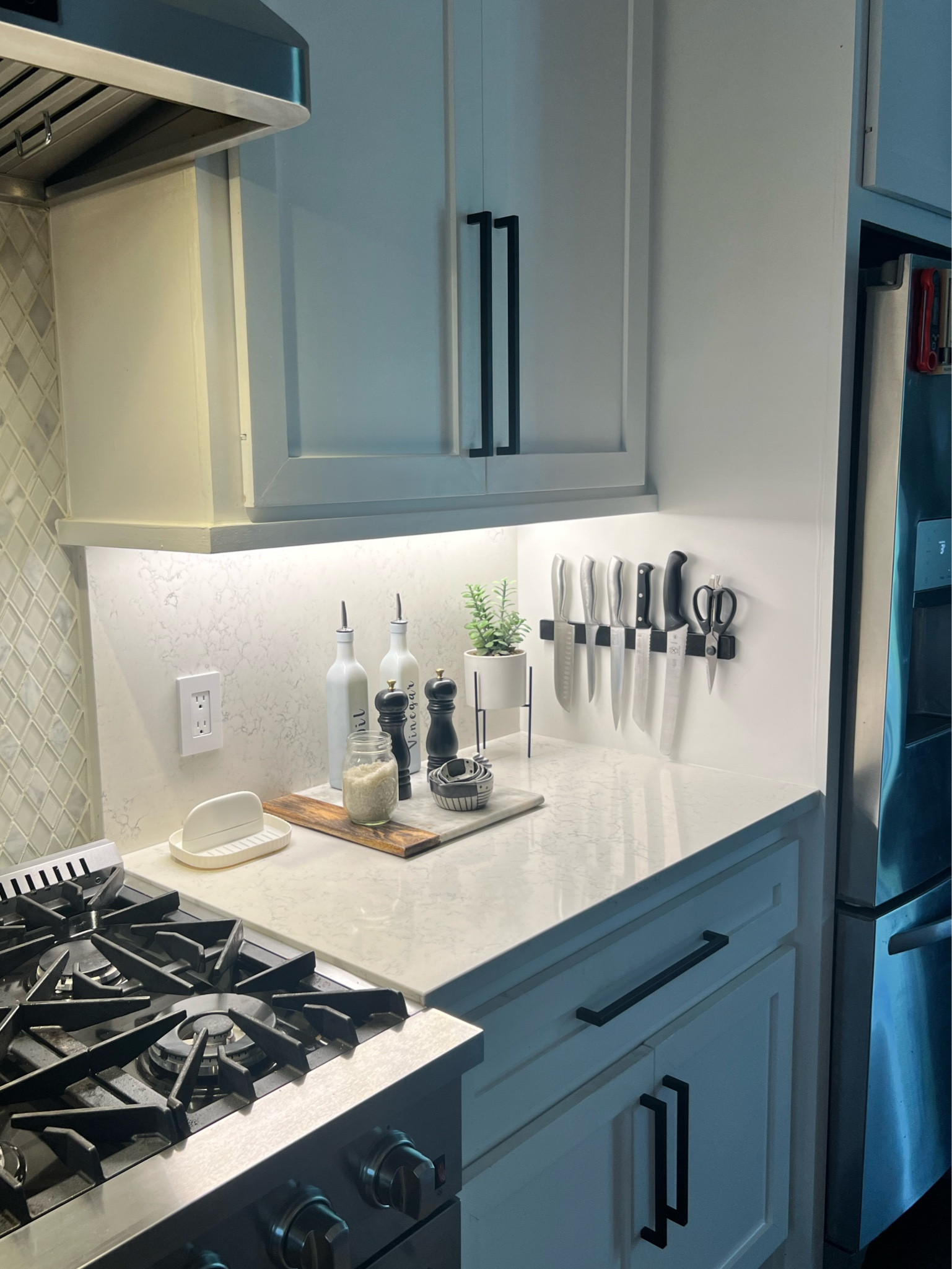 New studies show traditional wooden knife blocks could be holding up to 25 more bacteria than your toilets! 🤢 

Switch to a magnetic knife strip or block! 

#LTKfamily #LTKfindsunder50 #LTKhome