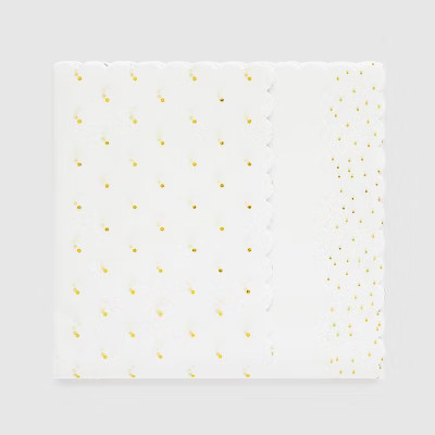 25ct Scallop Tissue Papers Gold/White - Sugar Paper + Target | Target