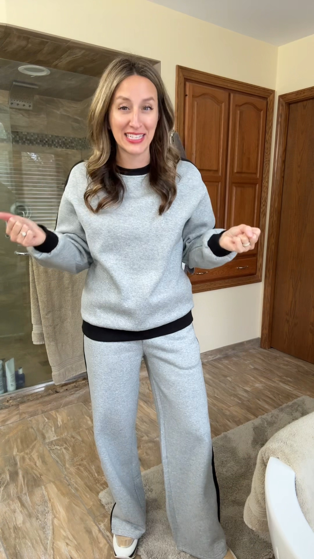 I cannot hype this two-piece loungewear set enough — the quality is unreal. Fleece-lined to keep you warm, super comfy, trendy, and made with a nice, heavier fabric. Truly a must-have… you’ll be thanking me later! #loungewear #outfitinspo #sweatsuit #giftforher 

#LTKGiftGuide #LTKootd