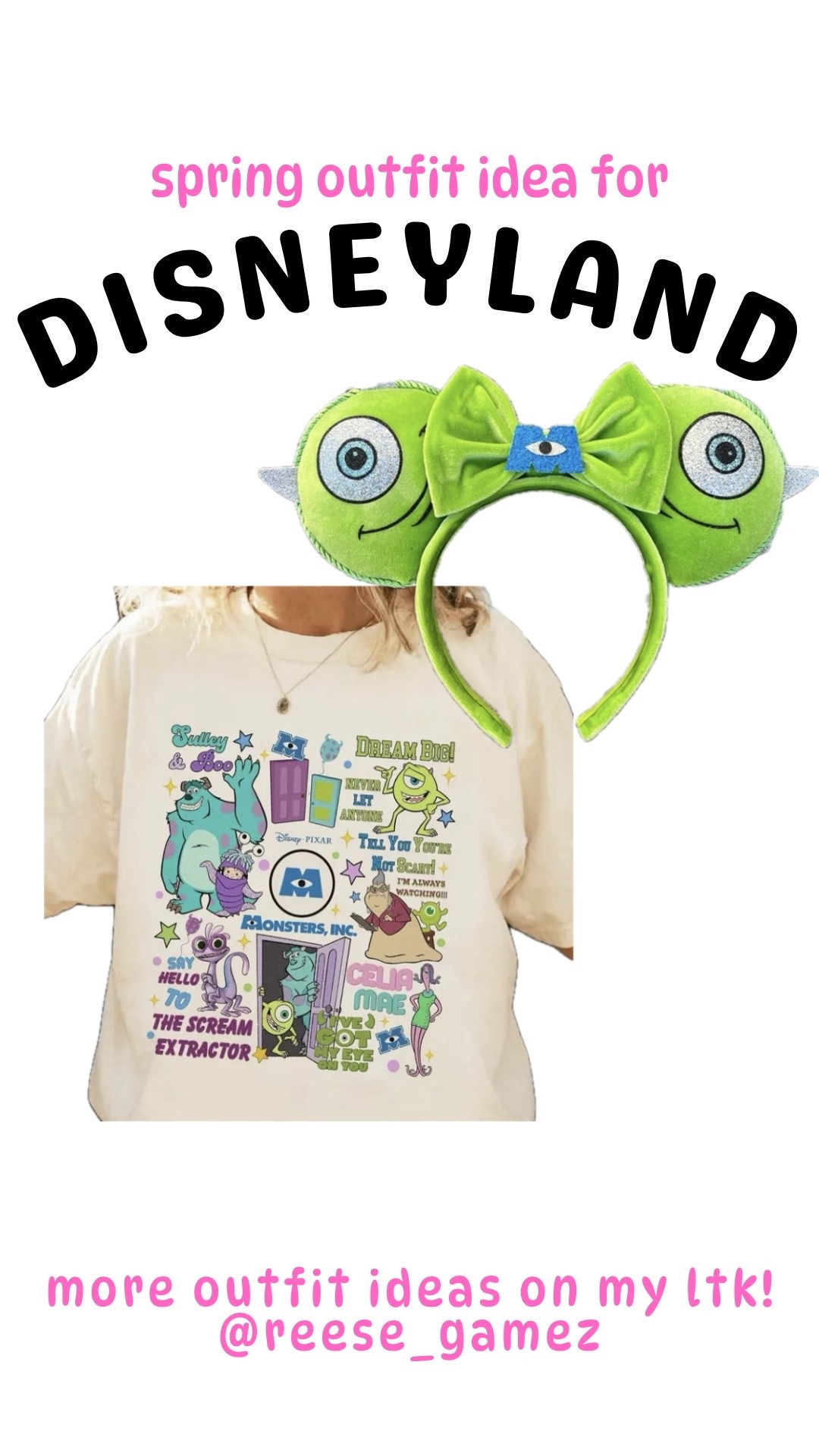 disney outfit, disneyland outfit, disney outfits, disneyland outfits, monsters inc outfit, sully outfit, mickey ears, minnie ears

#LTKootd #LTKSeasonal #LTKTravel