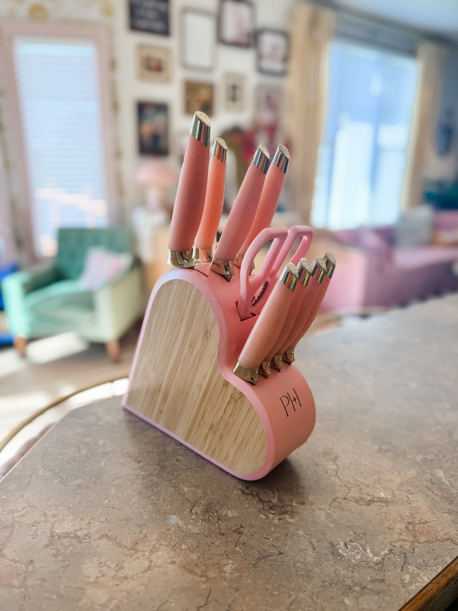 Pink Paris Hilton knife set #walmartkitchen

#LTKHome