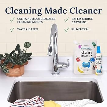 Miss Mouth's Messy Eater Stain Treater - 2 Pack Stain Remover Spray and 16oz Refill Pouch | Amazon (US)