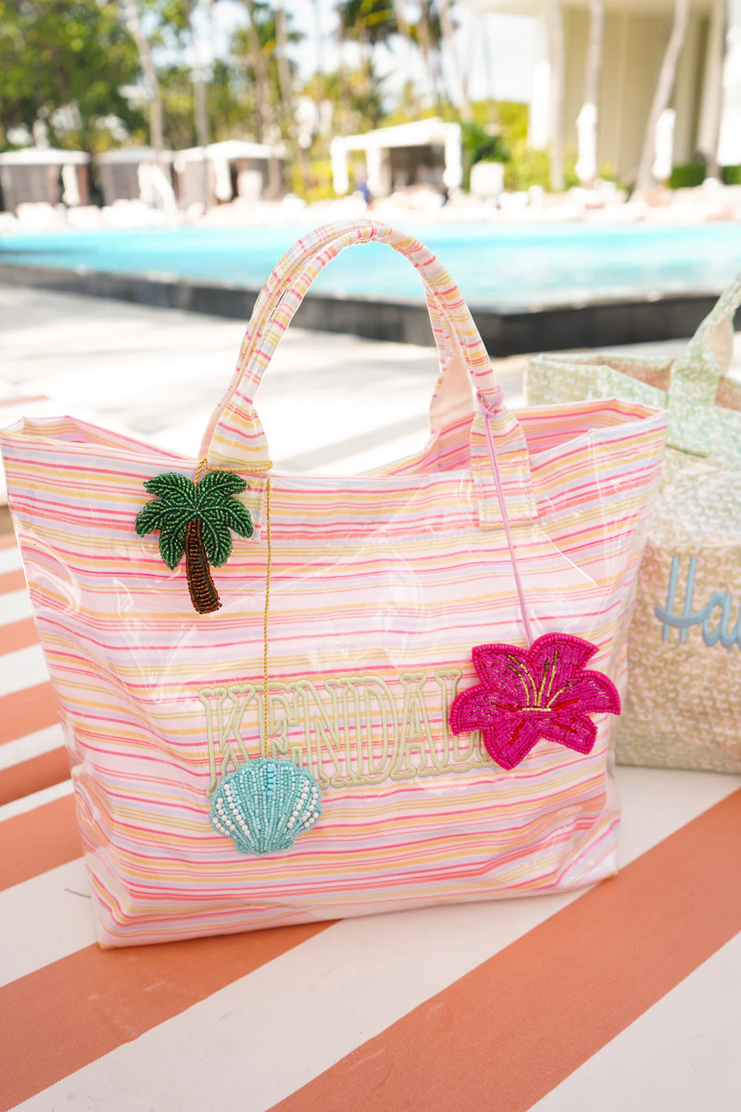 Cabana Clear Coat Tote | KenzKustomz