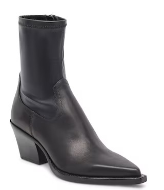 Dolce Vita Rutger Leather Pointed Toe Booties | Dillard's | Dillard's
