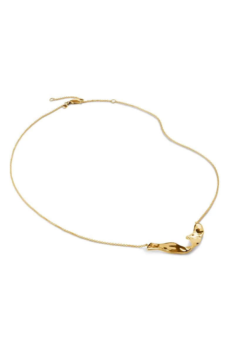 Monica Vinader The Wave Pendant Necklace | Nordstrom | Nordstrom