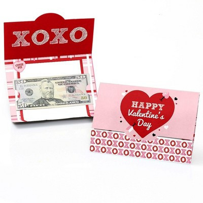 Big Dot of Happiness Conversation Hearts - Valentine's Day Money and Gift Card Holders - Set of 8 | Target