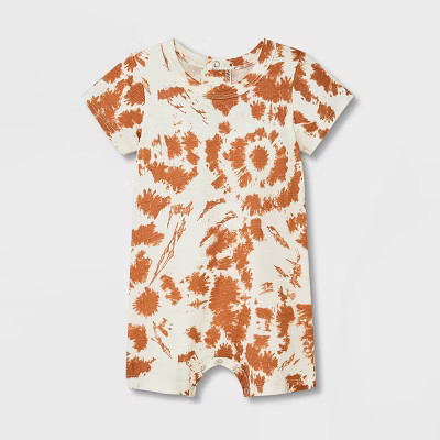 Grayson Mini Baby Boys' Tie-Dye Romper | Target