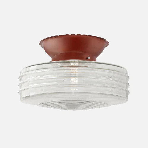 Fran 6" Surface Mount - Clear Shades | Schoolhouse