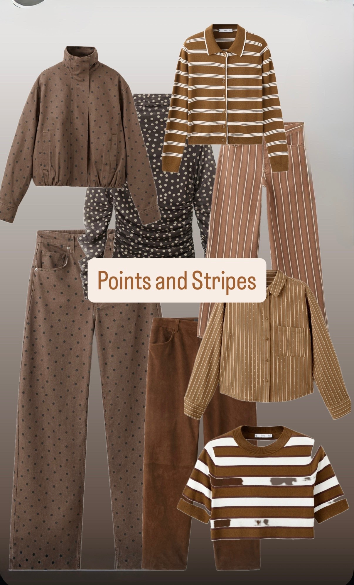 Points and Stripes 🤎🤍 Punkte und Streifeb Looks - in 🤎 - top trendy für den Frühling 2026 

#LTKdeutschland #LTKstyletip #LTKFashionMonth