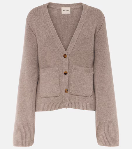 Khaite Scarlet cashmere-blend cardigan | Mytheresa (UK)