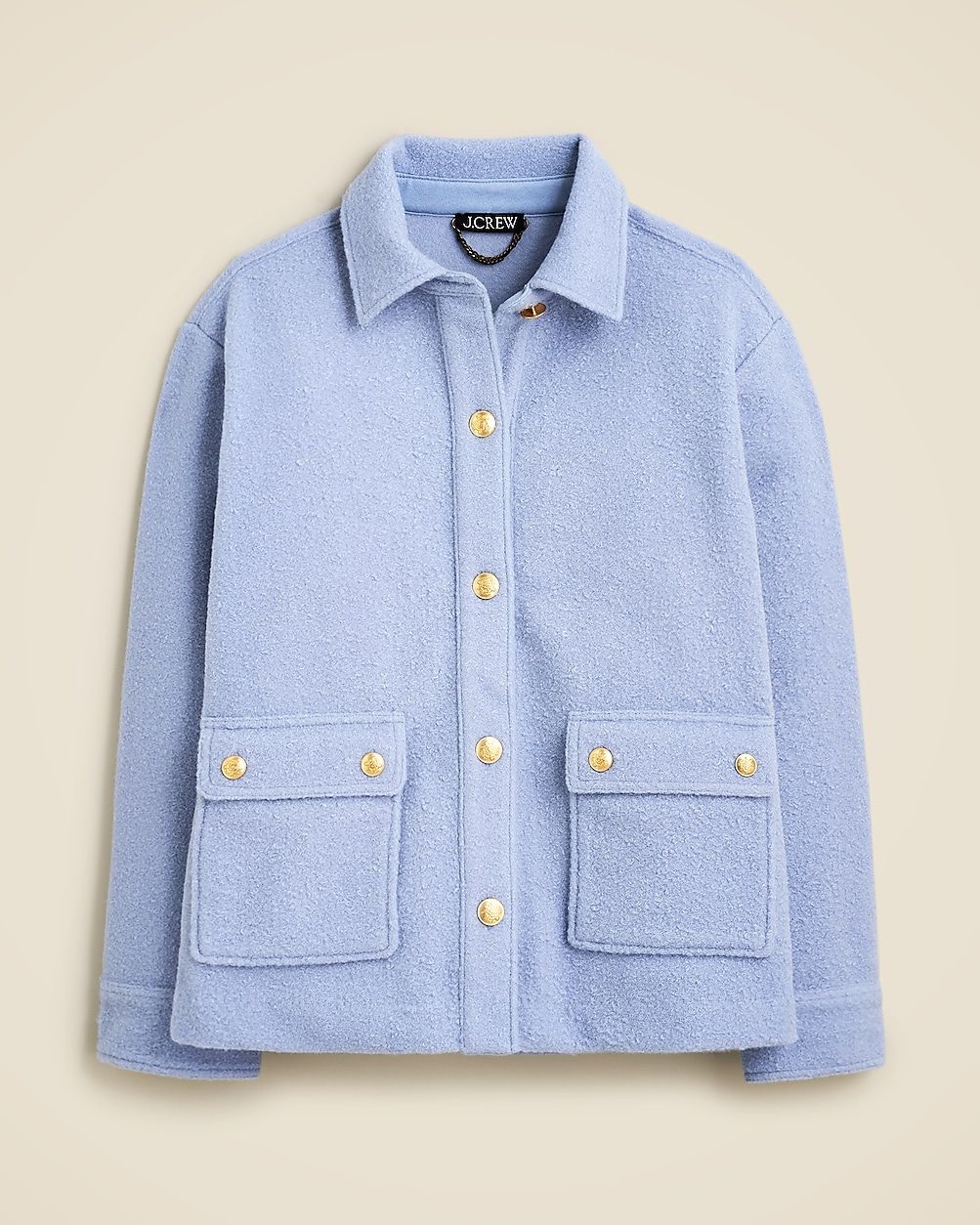 Boucl&eacute; shirt-jacket | J. Crew US