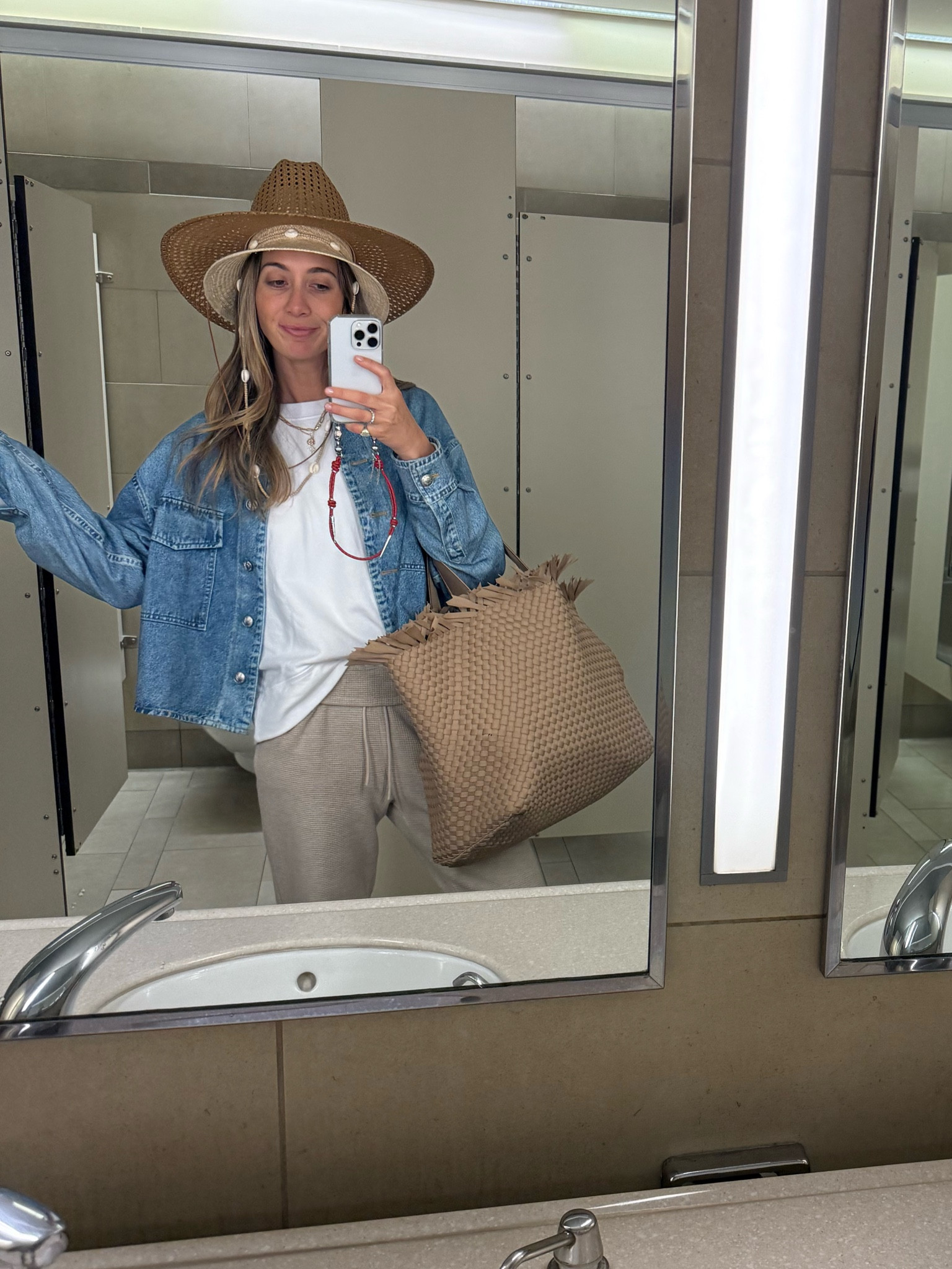 Cabo bound! Always in a comfy airplane outfit. The layered hats are relatable, right?

#LTKTravel #LTKSeasonal #LTKItBag