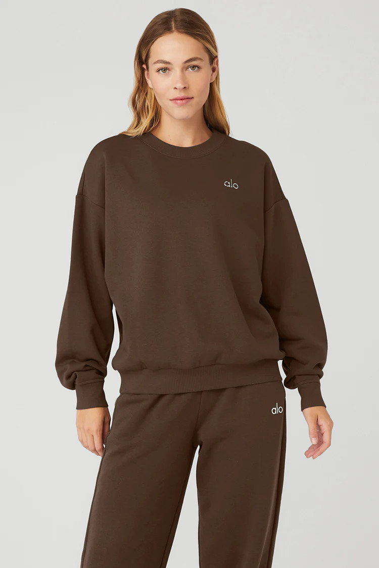 Accolade Crew Neck Pullover - Espresso | Alo Yoga (US)