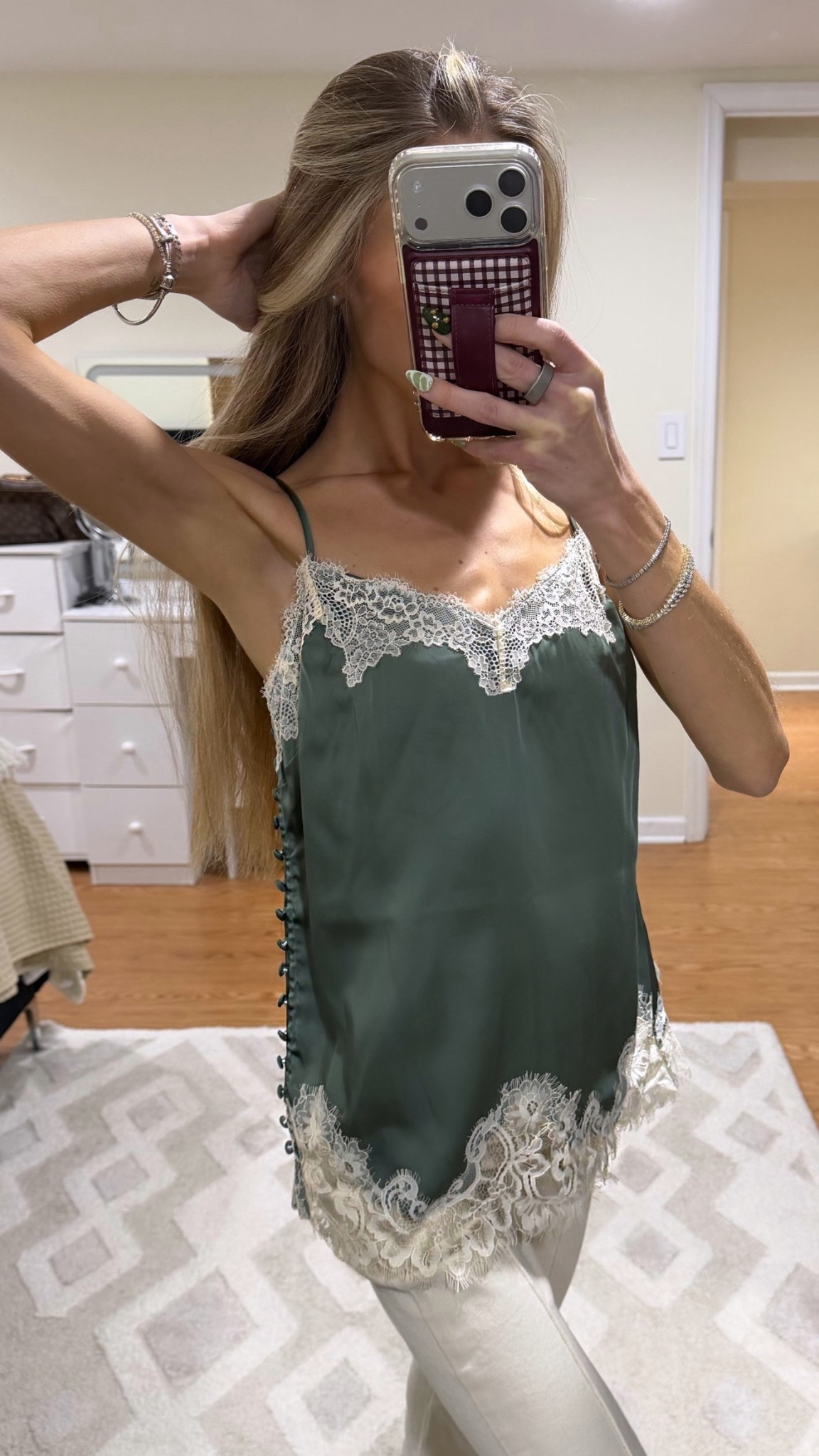 Lace trim top 

#LTKWorkwear #LTKSaleAlert #LTKootd