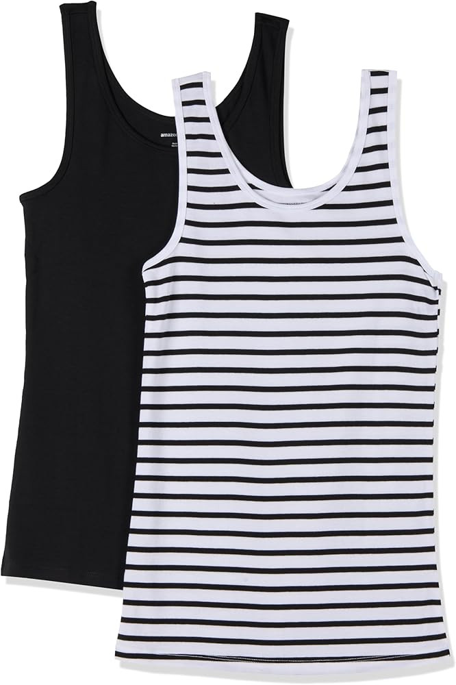 Amazon Essentials Women's Slim-Fit Scoop Neck Tank Top | Amazon (US)