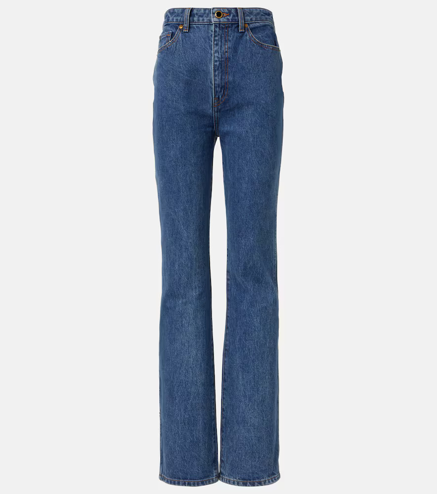 Khaite Danielle high-rise straight jeans | Mytheresa (UK)