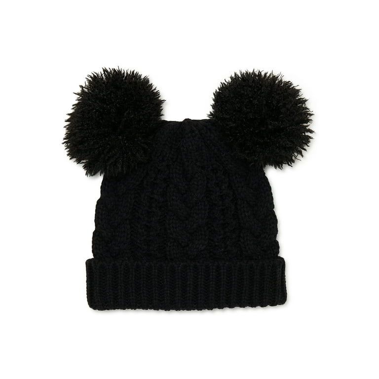 Child Cable Pom Pom Beanie Hat - Walmart.com | Walmart (US)