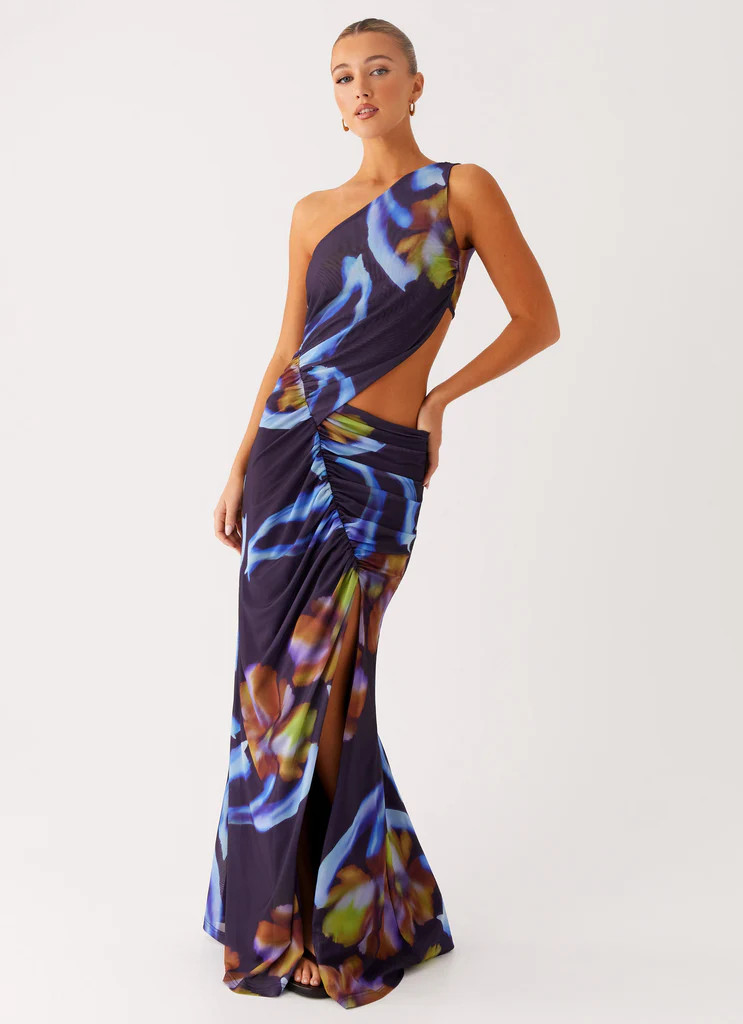 Zanzibar Maxi Dress - Dark Floral | Peppermayo (Global)