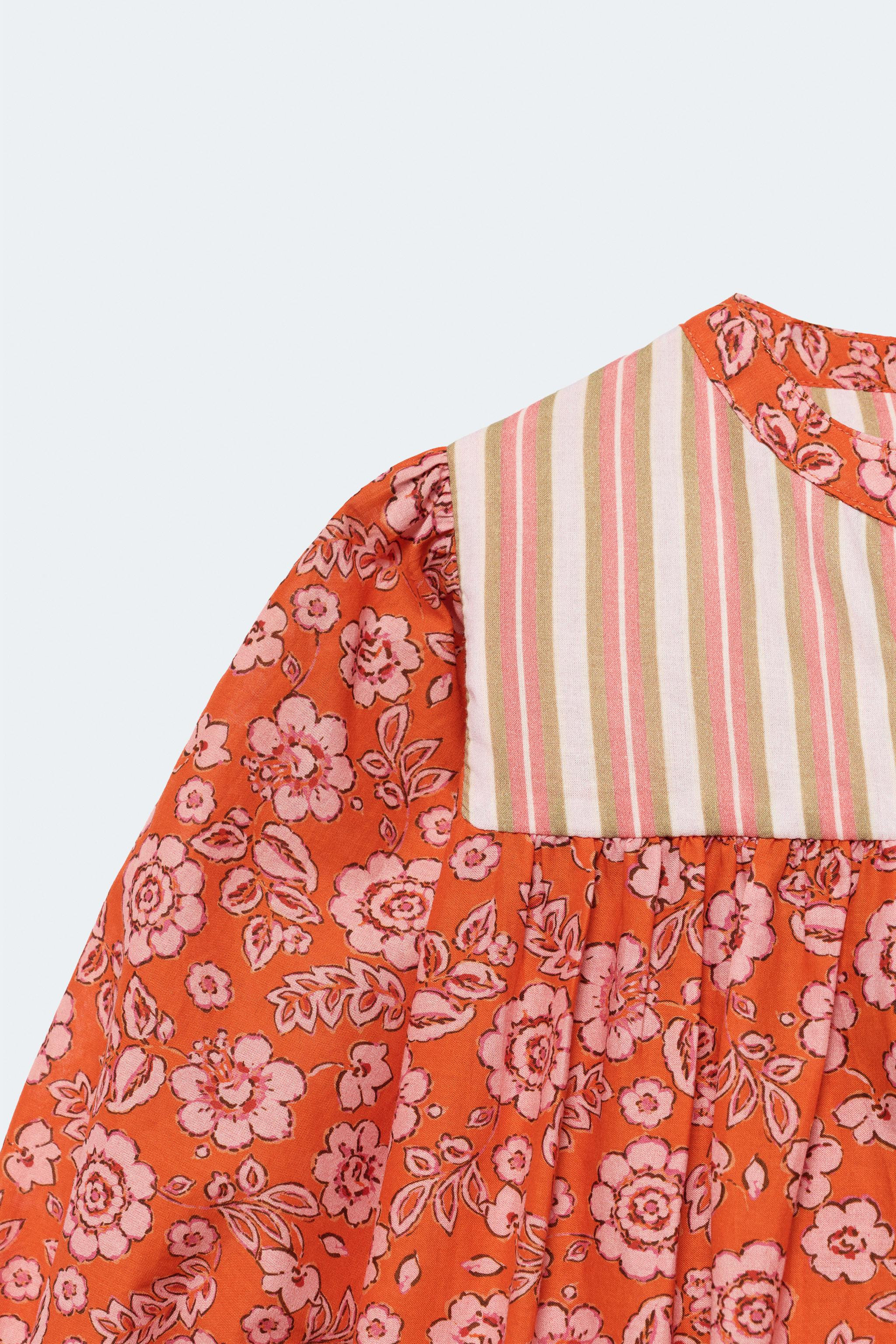 2-14 YEARS / LIMITED EDITION FLORAL KAFTAN DRESS | Zara Canada