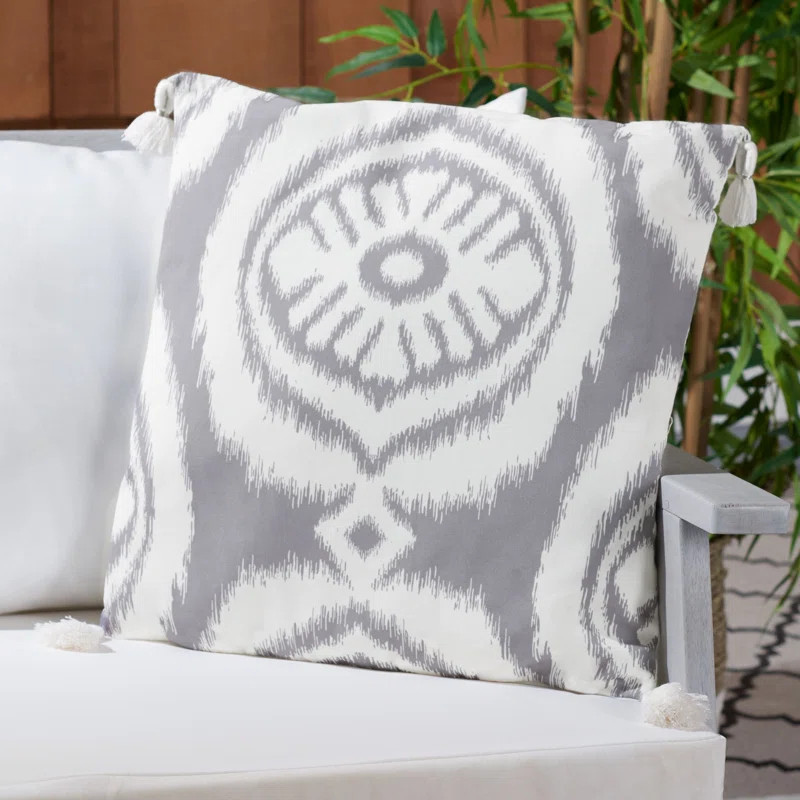 Clearlake Abstract Indoor/Outdoor Reversible Throw Pillow | Wayfair North America
