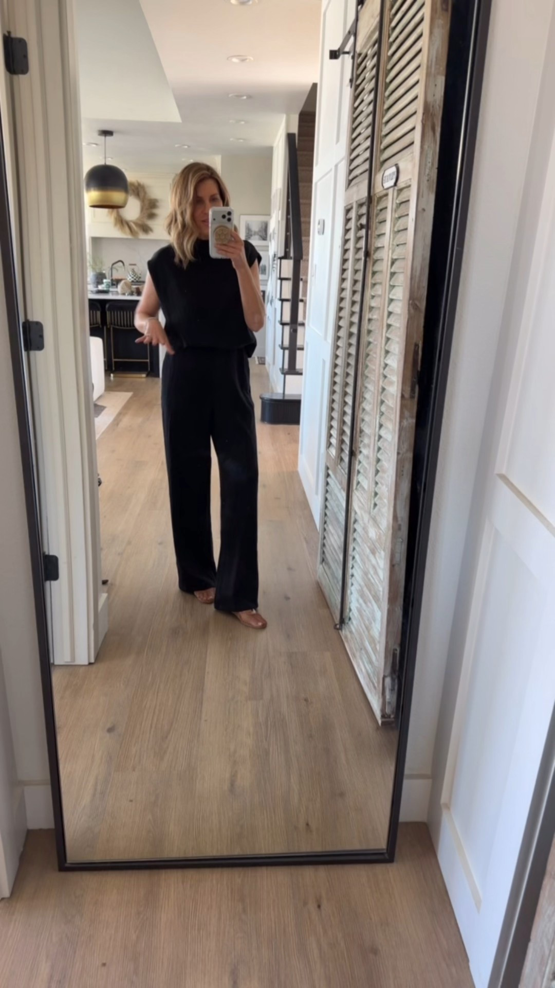 Sleek, chic, no-fuss, and comfortable mock neck jumpsuit. Available in 3 colors: Truffle Brown, Bery Black, Red
On sale now! I’m 5’6 wearing a size small

#LTKOver40 #LTKSaleAlert