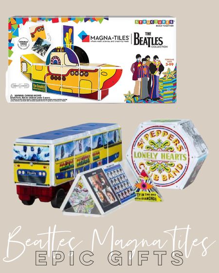 Magna Tiles did it again, this may be the coolest magnetic block building kit out there for all those Beatles fans!

#BestBuildingToys #MagnaTiles #Beatles #KissKiss #HolidayGiftsForKids

#LTKHoliday #LTKfamily #LTKGiftGuide
