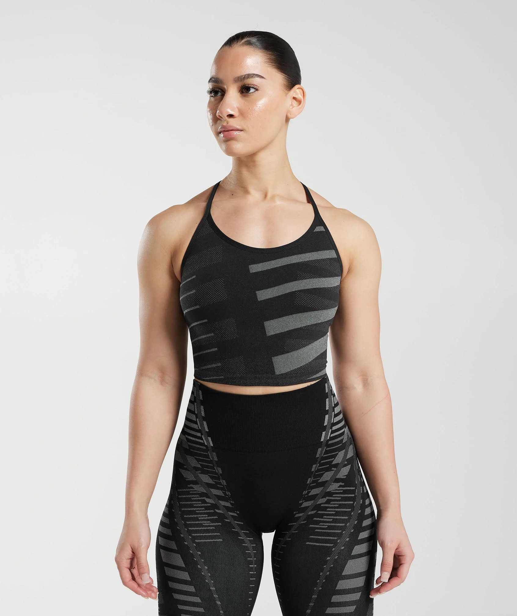 Gymshark Apex Limit Cami Tank - Black/Light Grey | Gymshark US