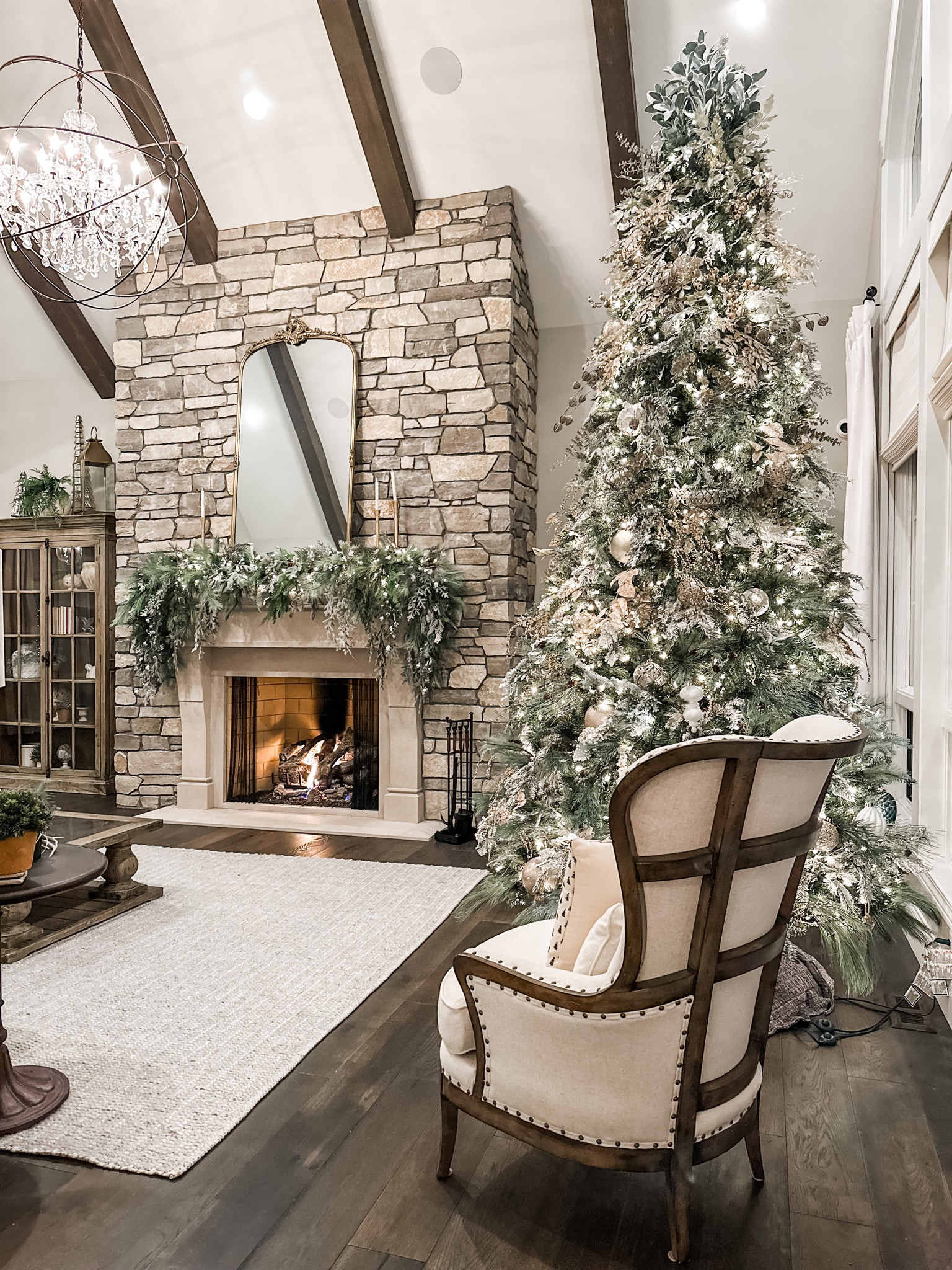 Cozy Great Room Holiday Decor complete with 12 foot tree and mantel garland 🎄

#LTKSeasonal #LTKHoliday #LTKhome