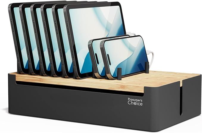 Prosumer's Choice Bamboo Charging Station for Multiple Devices - Wood Device Charging Dock, Devic... | Amazon (US)