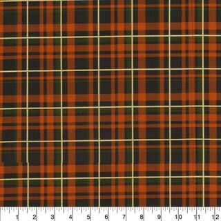 Fabric Traditions Fall Brown Plaid Glitter Cotton Home Décor Fabric | Michaels Stores