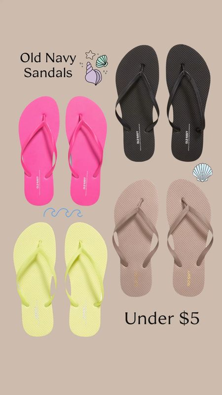 Sandals under $5! 

#LTKSeasonal #LTKswim #LTKshoecrush