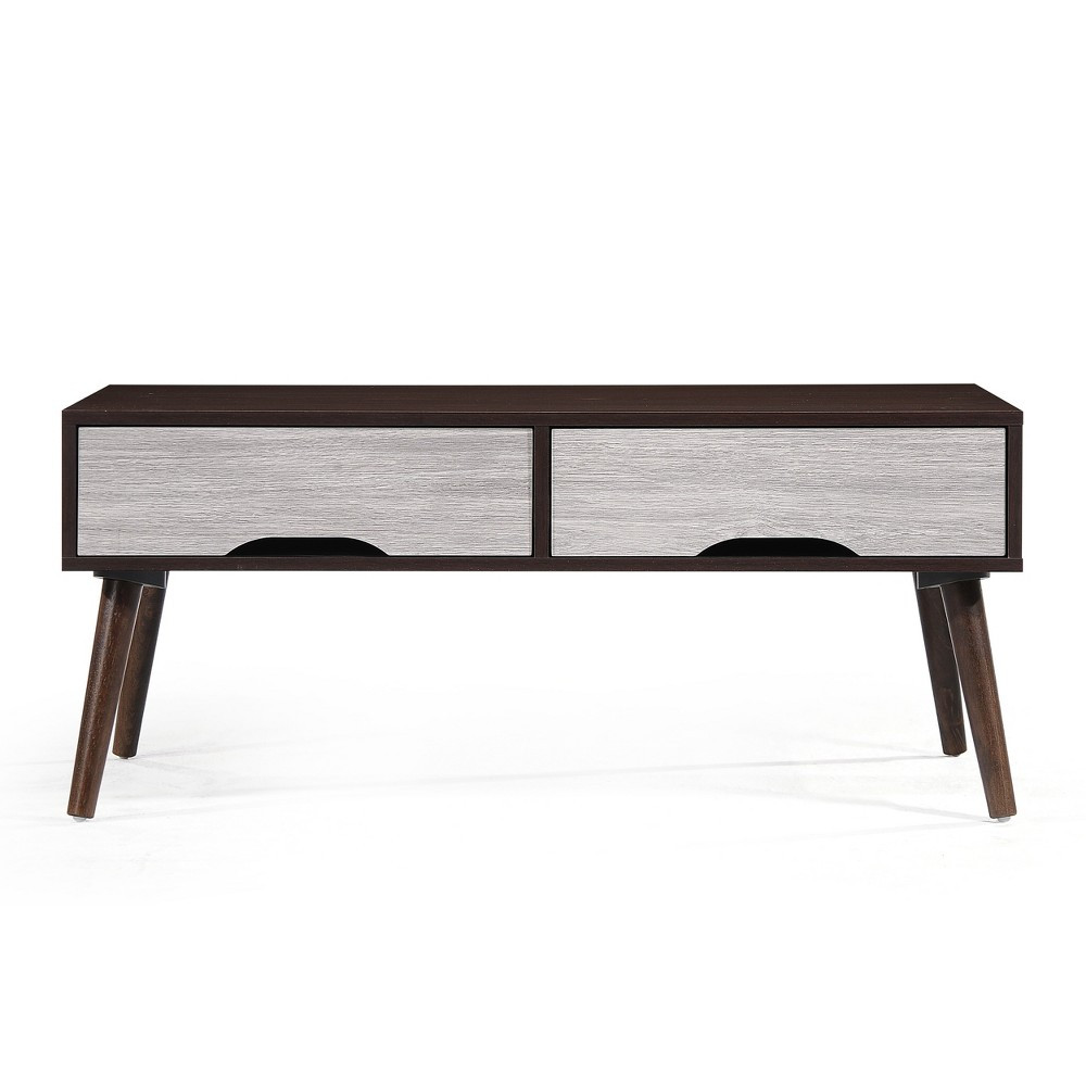 Noemi Coffee Table Walnut/Gray Oak - Christopher Knight Home | Target