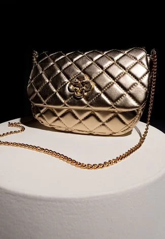 Bolsa Capodarte Matelassê Dourada | Dafiti (BR)