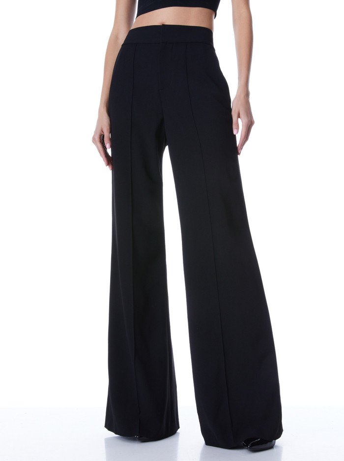 DYLAN HIGH WAISTED WIDE LEG PANT | Alice + Olivia