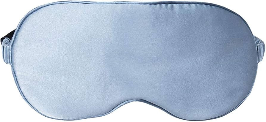 Mulberry Natural Silk Sleep Mask for Women & Men with Elastic Strap, Super Soft Sleeping Eye Mask... | Amazon (US)